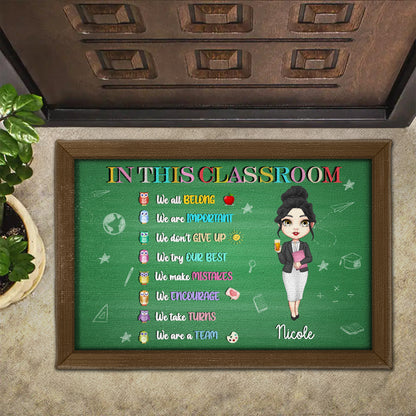 In This Classroom We All Belong, Teacher and School Icons