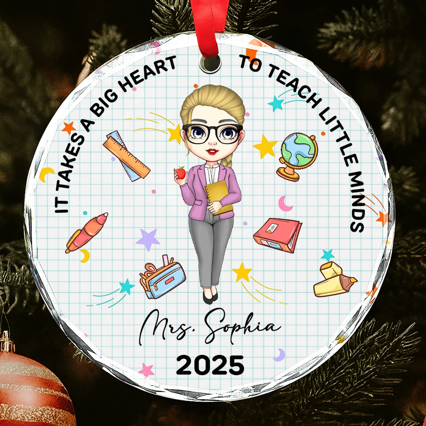 It Takes a Big Heart to Teach Little Minds, Teacher Cartoon