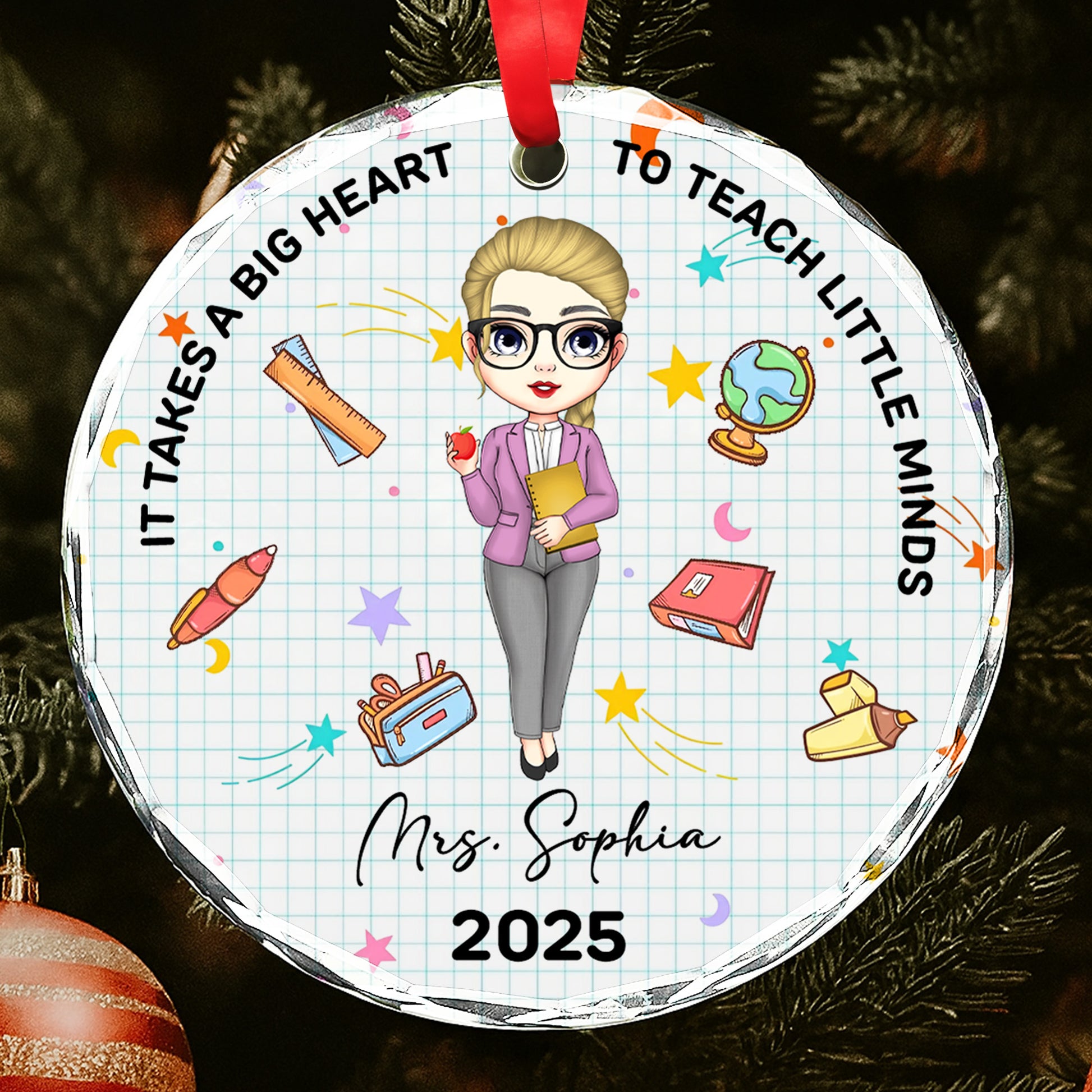 It Takes a Big Heart to Teach Little Minds, Teacher Cartoon