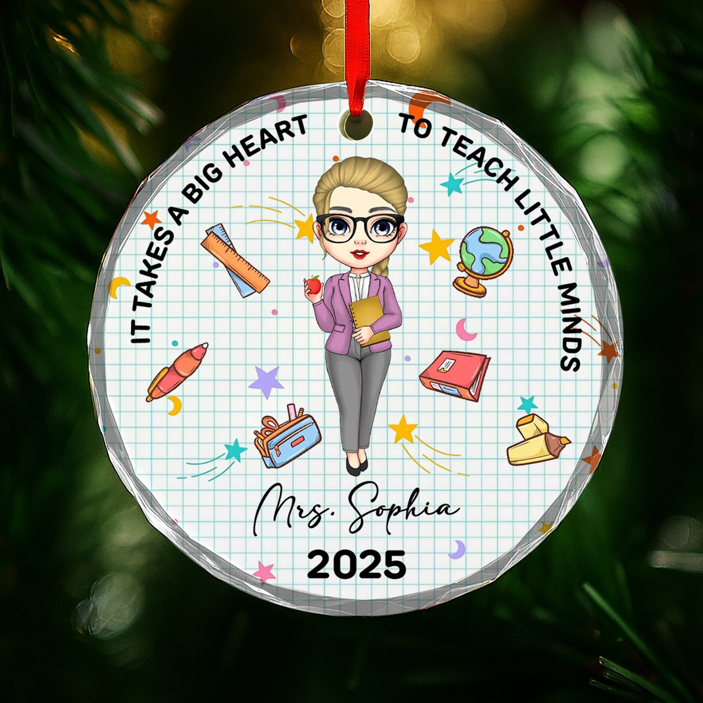 It Takes a Big Heart to Teach Little Minds, Teacher Cartoon