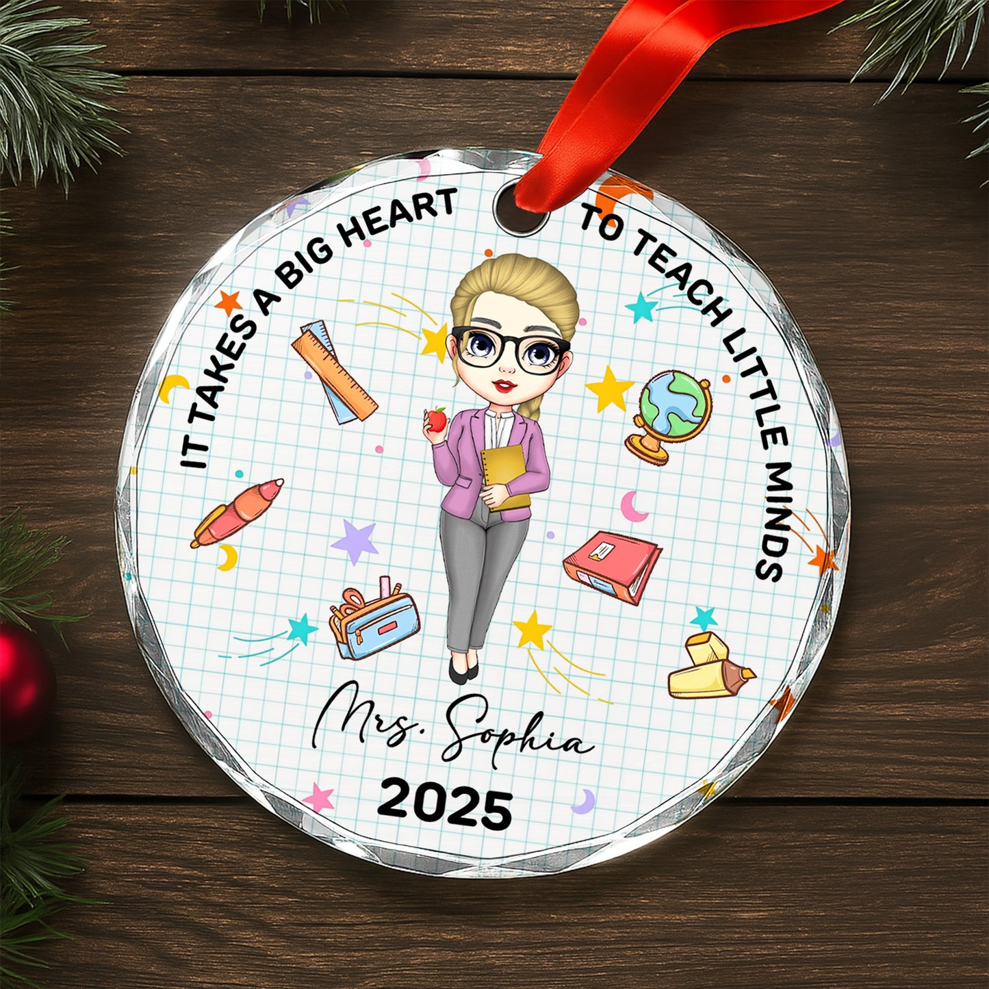 It Takes a Big Heart to Teach Little Minds, Teacher Cartoon