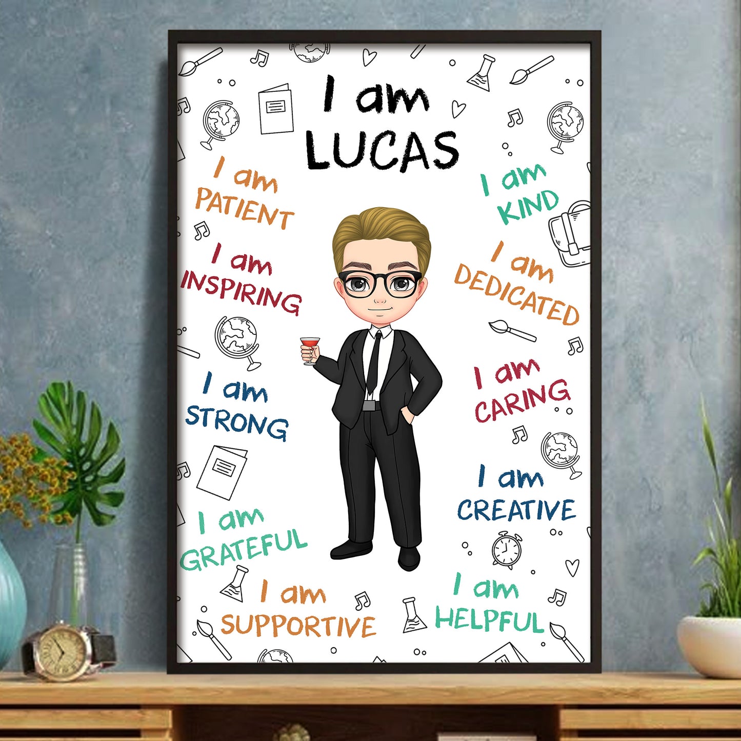 I Am Patient, Inspiring, Strong, Creative Poster