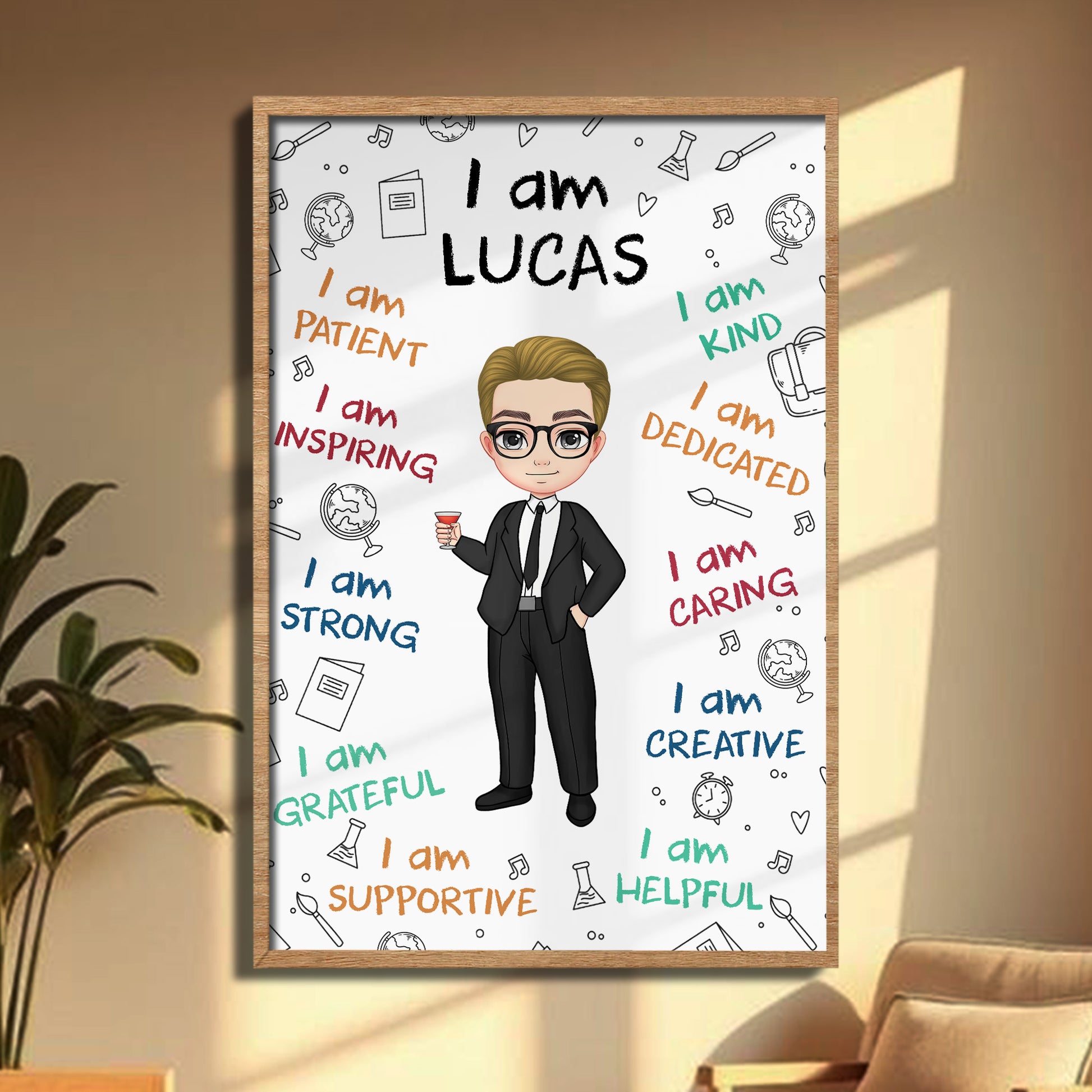 I Am Patient, Inspiring, Strong, Creative Poster