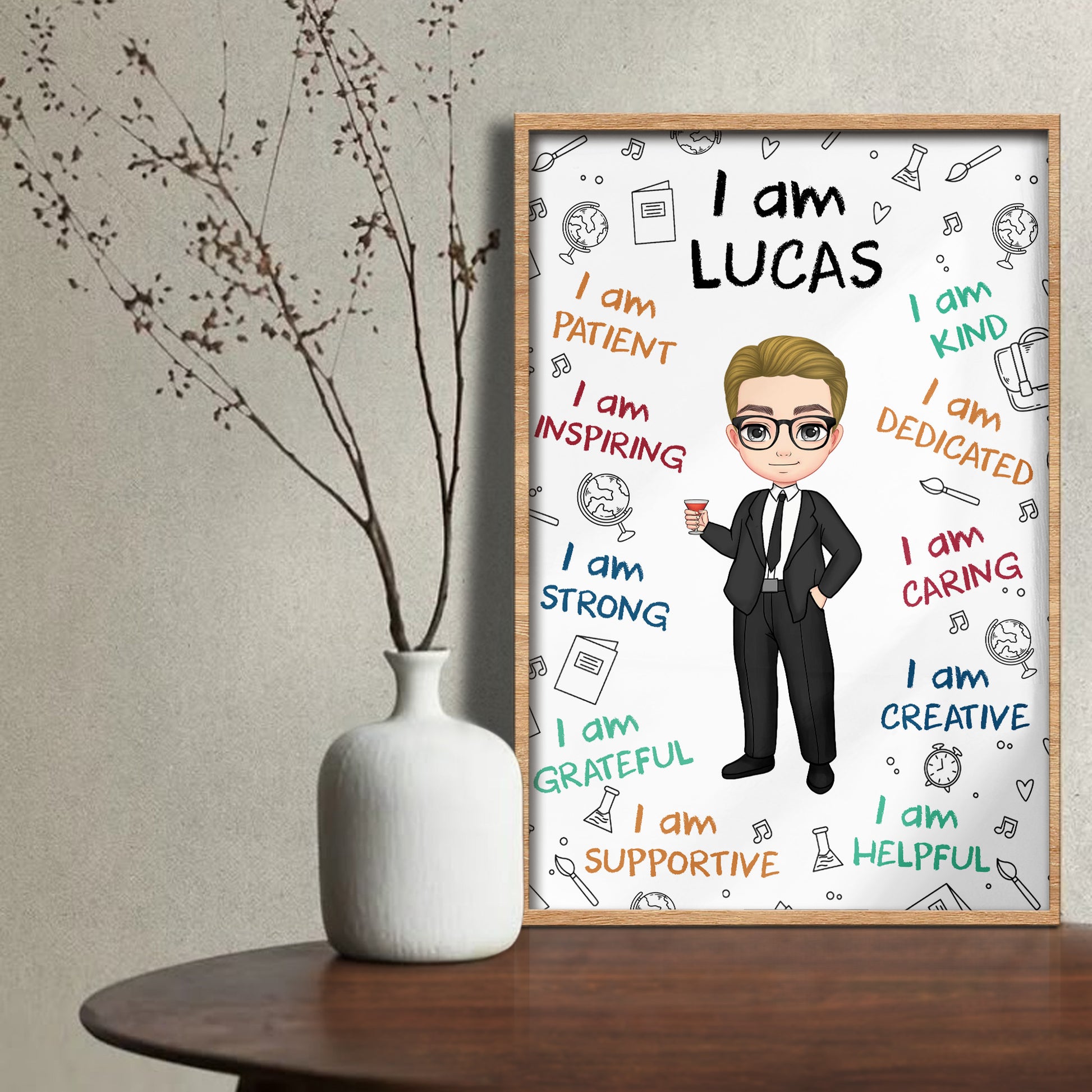 I Am Patient, Inspiring, Strong, Creative Poster