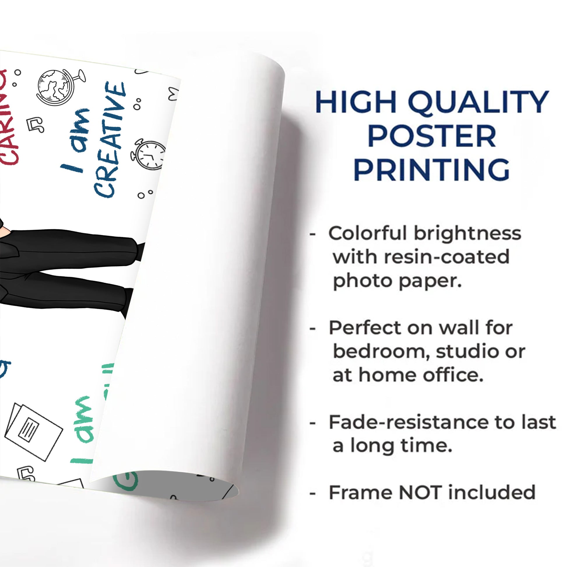 I Am Patient, Inspiring, Strong, Creative Poster