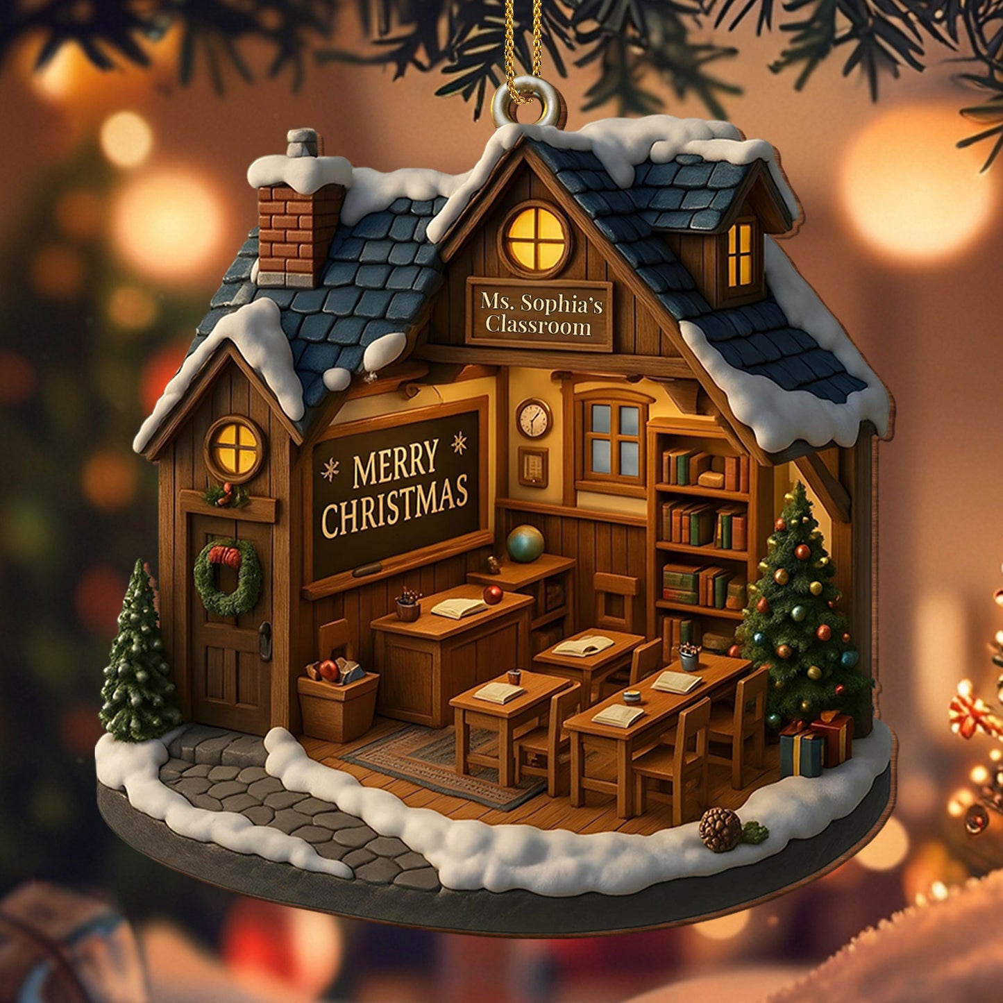 Merry Christmas Classroom Ornament