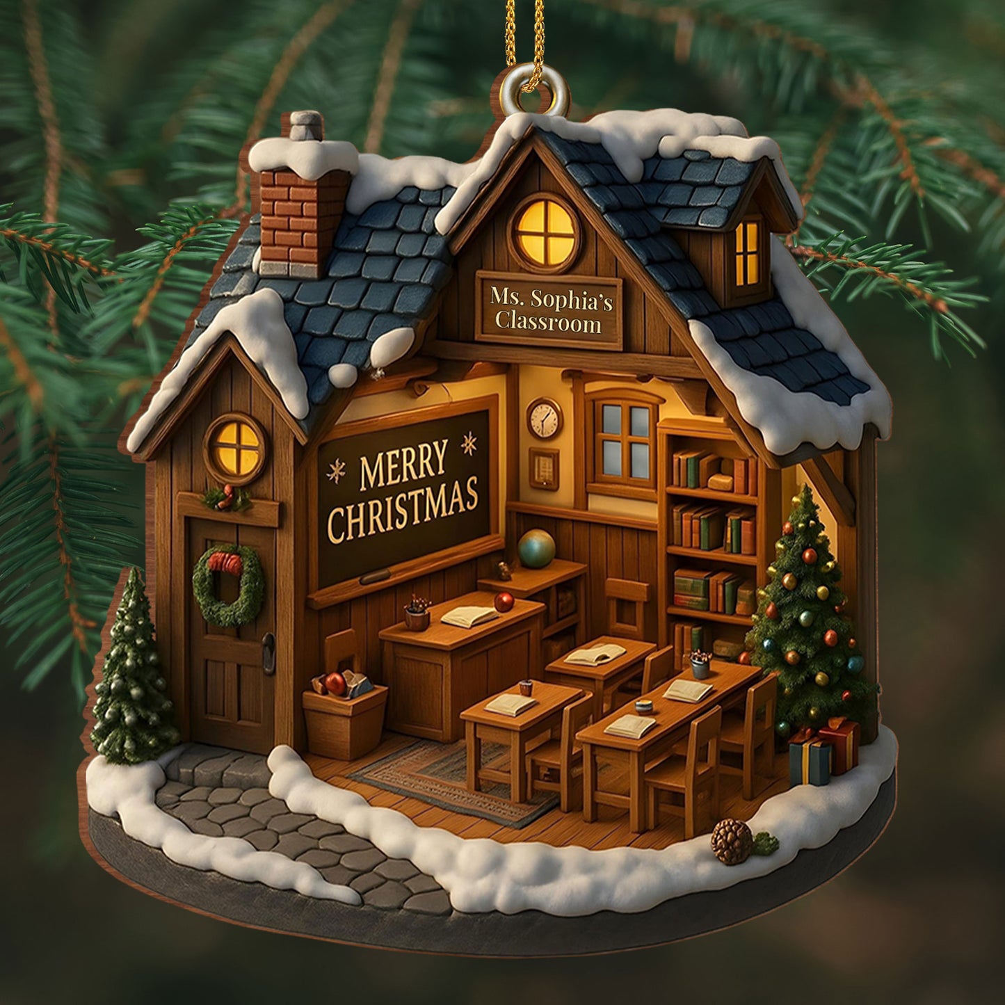 Merry Christmas Classroom Ornament