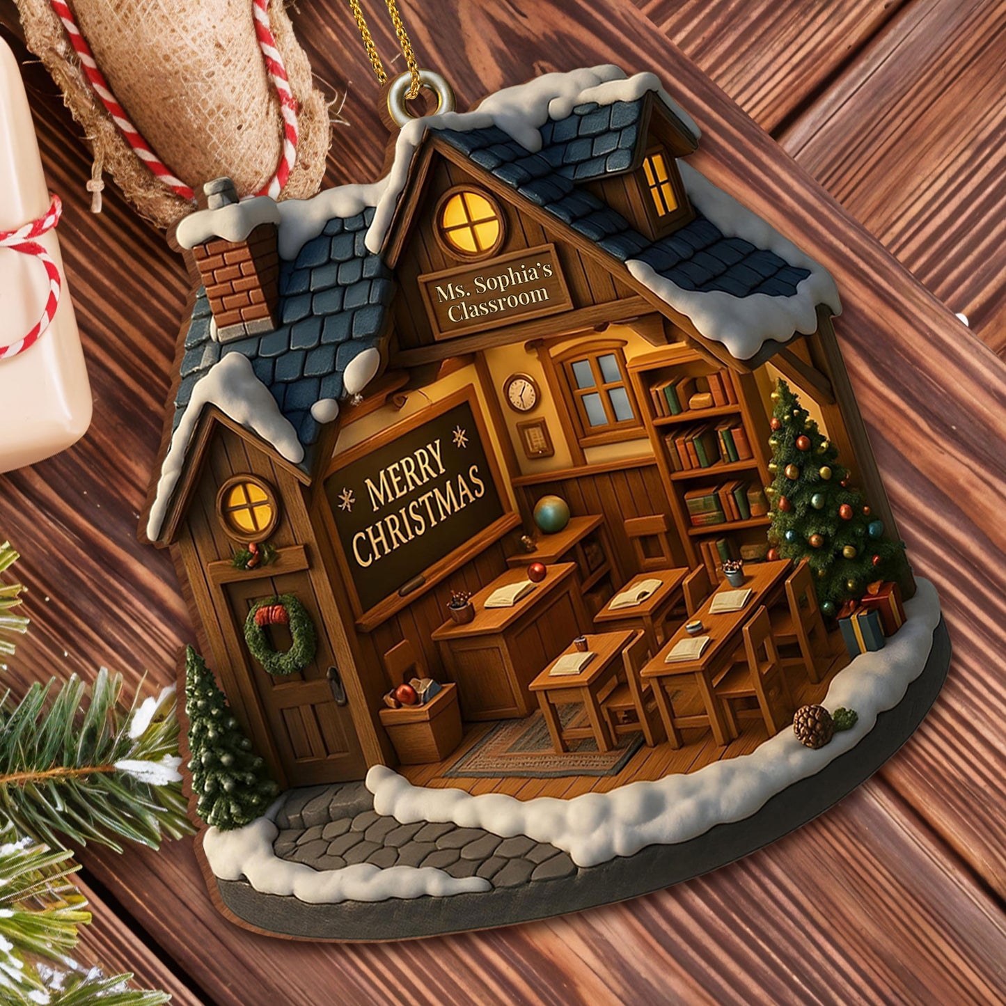 Merry Christmas Classroom Ornament