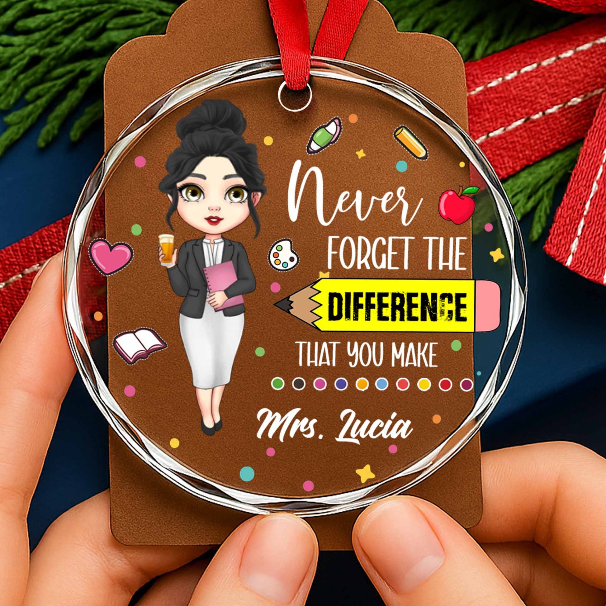 Never Forget The Difference You Make, Apple, Book, Coffee Cup