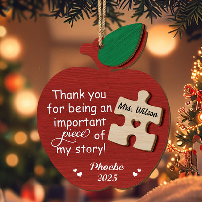 Thank You For Being An Important Piece Of My Story