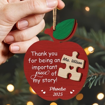 Thank You For Being An Important Piece Of My Story