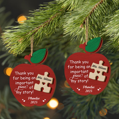 Thank You For Being An Important Piece Of My Story