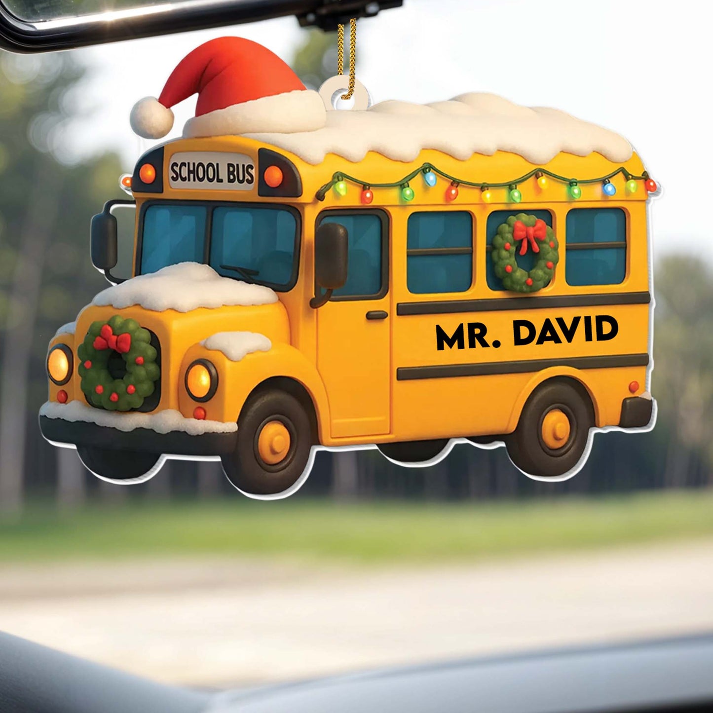 Celebrate The Holidays With Our Festive School Bus