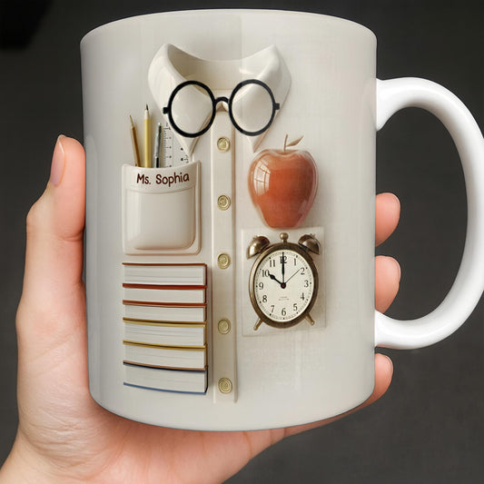 Inspire The Educator Within You - Personalized Custom Coffee Mug - TEACH063_MG