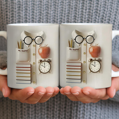 Inspire The Educator Within You - Personalized Custom Coffee Mug - TEACH063_MG