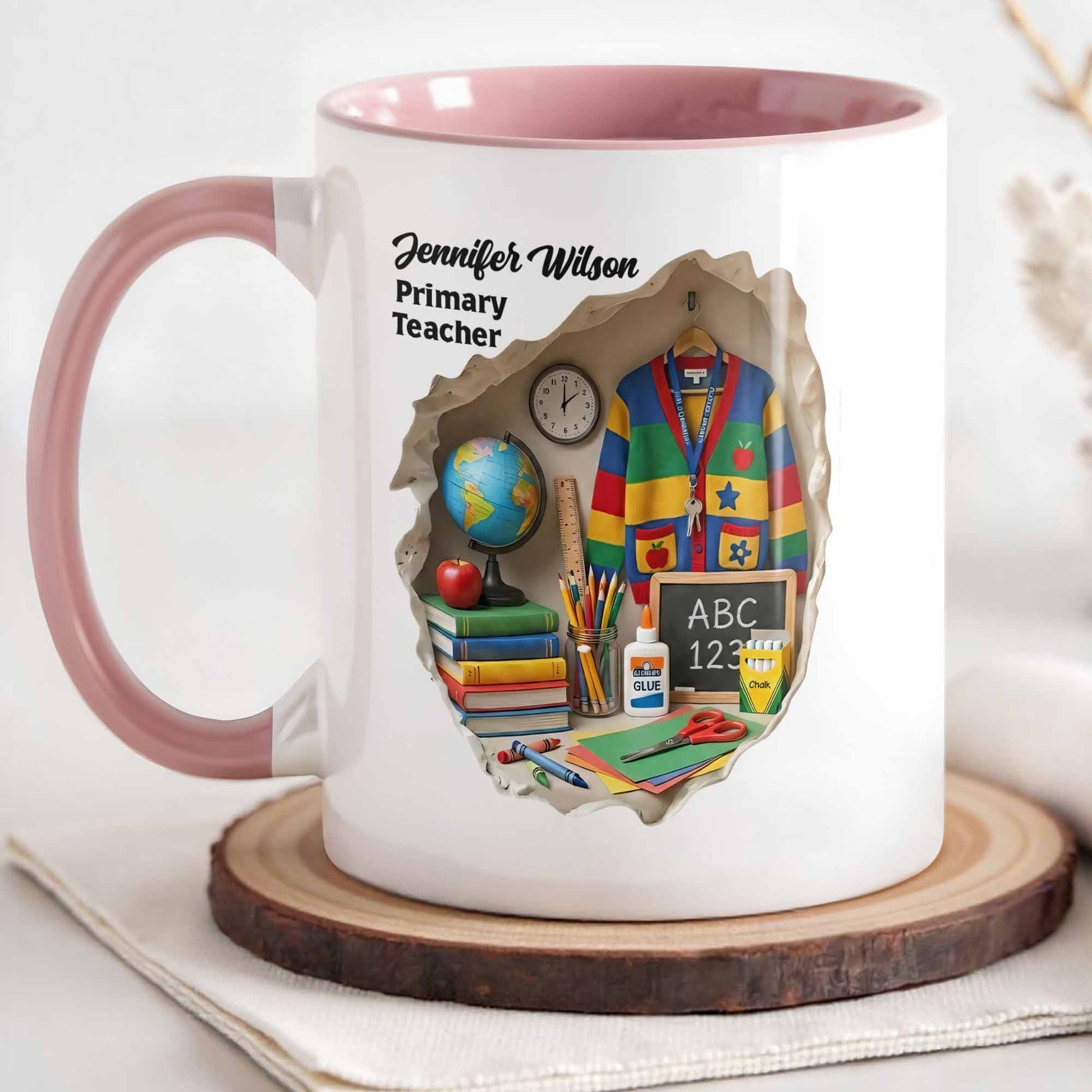 To My Favorite Teacher, Globe And School Supplies