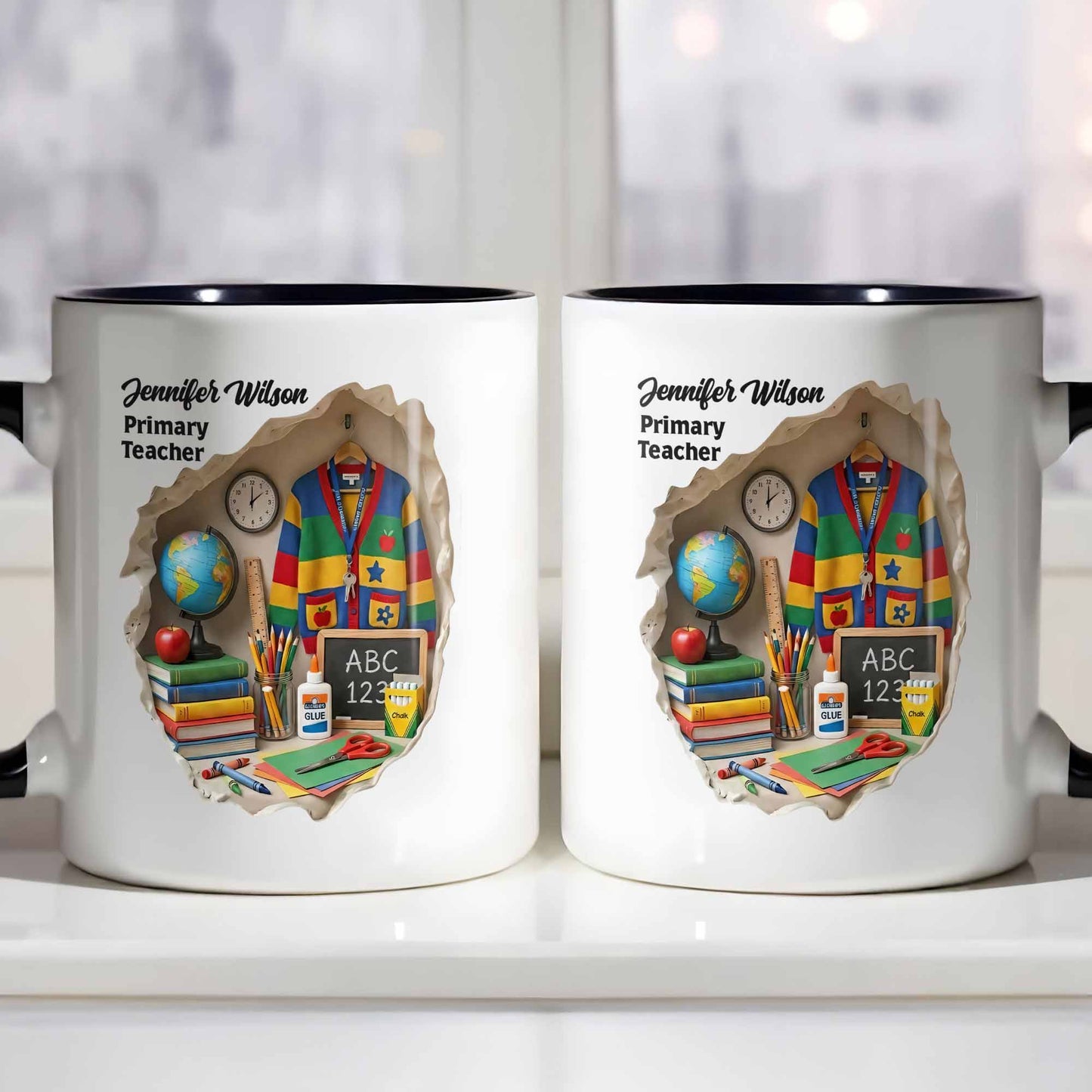 To My Favorite Teacher, Globe And School Supplies