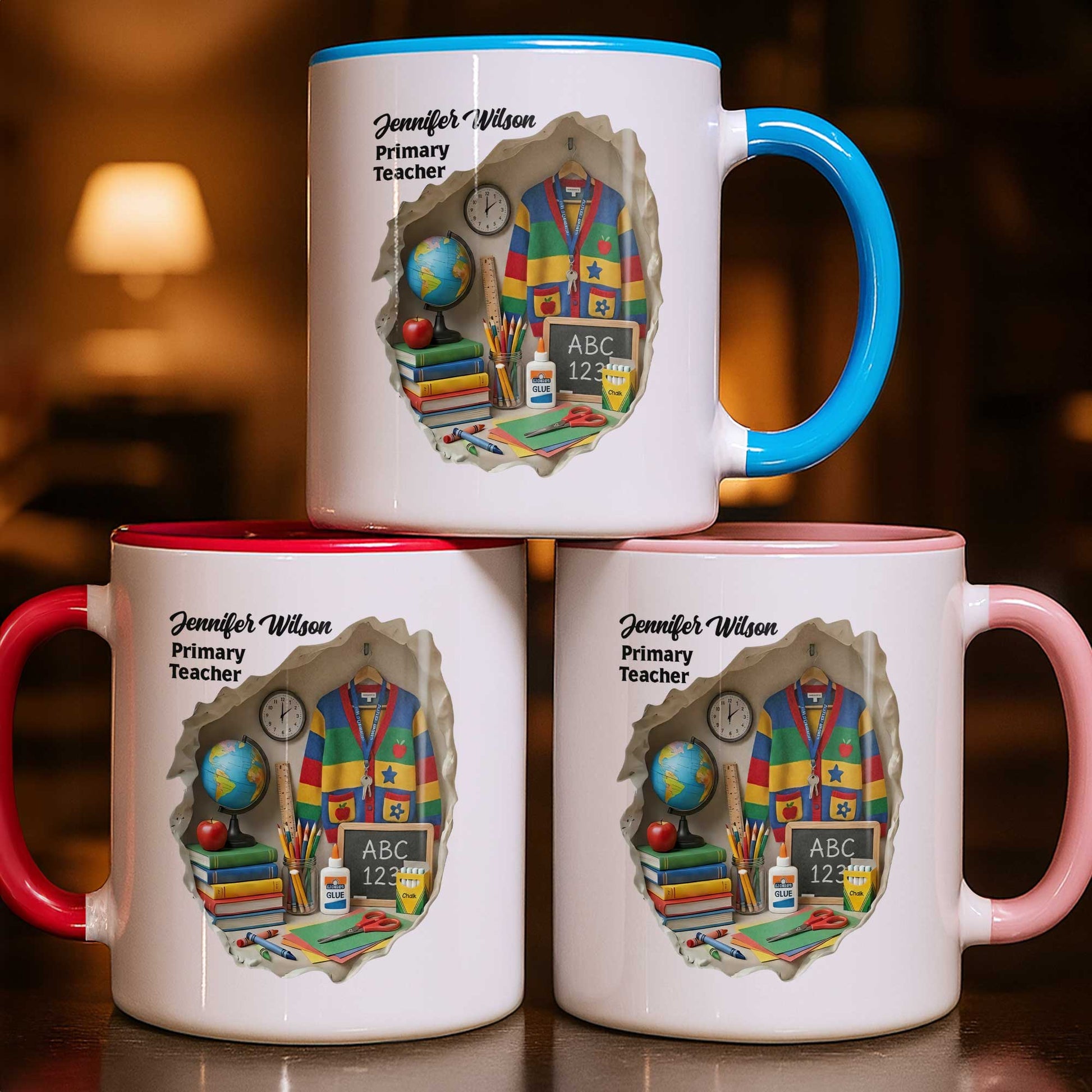 To My Favorite Teacher, Globe And School Supplies