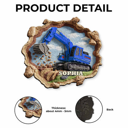 Customizable Excavator Doormat