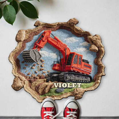 Customizable Excavator Doormat