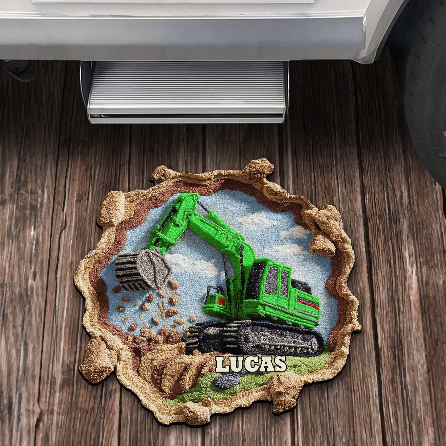 Customizable Excavator Doormat