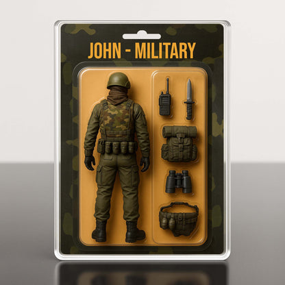 John, Military Action Figure With Accessories