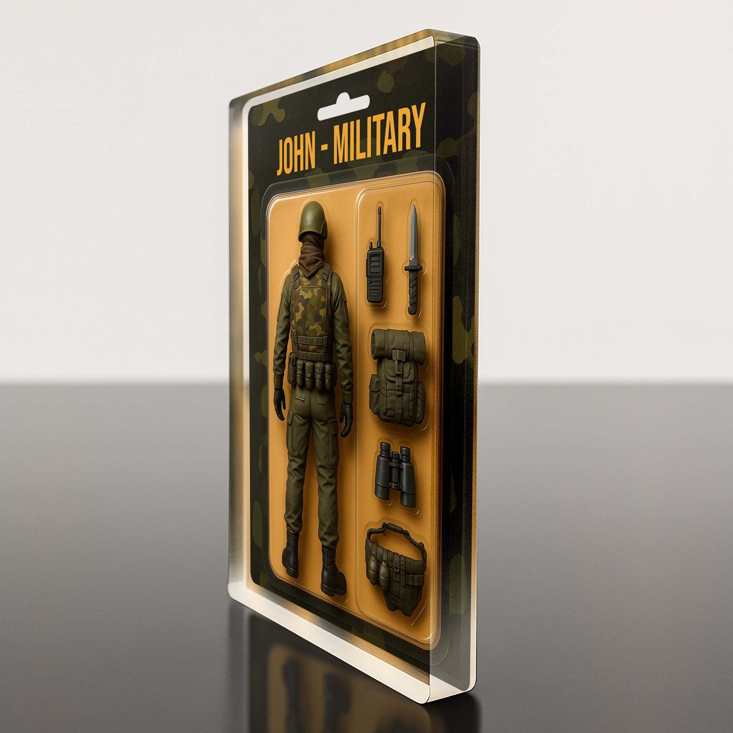 John, Military Action Figure With Accessories