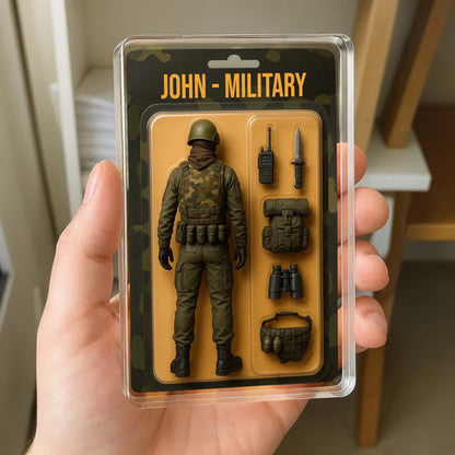 John, Military Action Figure With Accessories