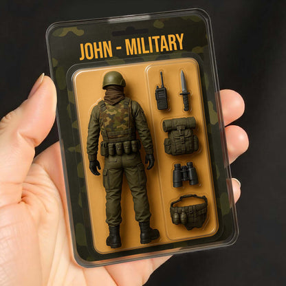 John, Military Action Figure With Accessories