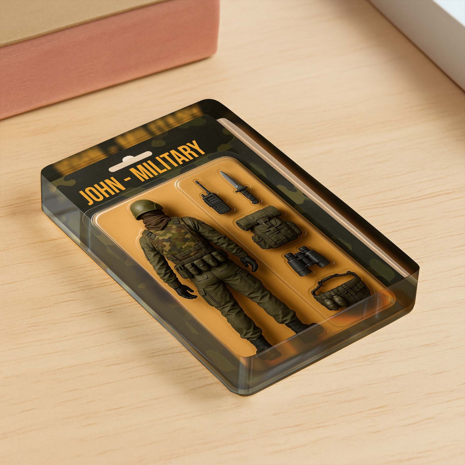 John, Military Action Figure With Accessories