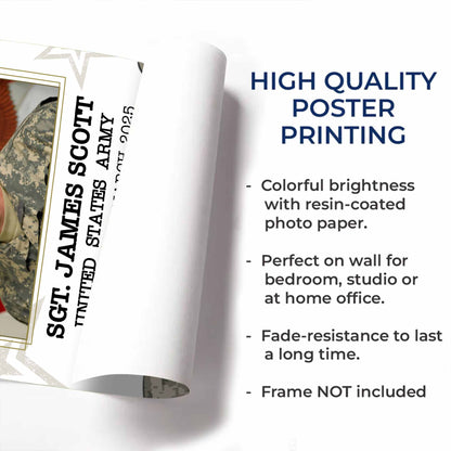 Congratulations On Your Retirement, American Flag And Military Medals