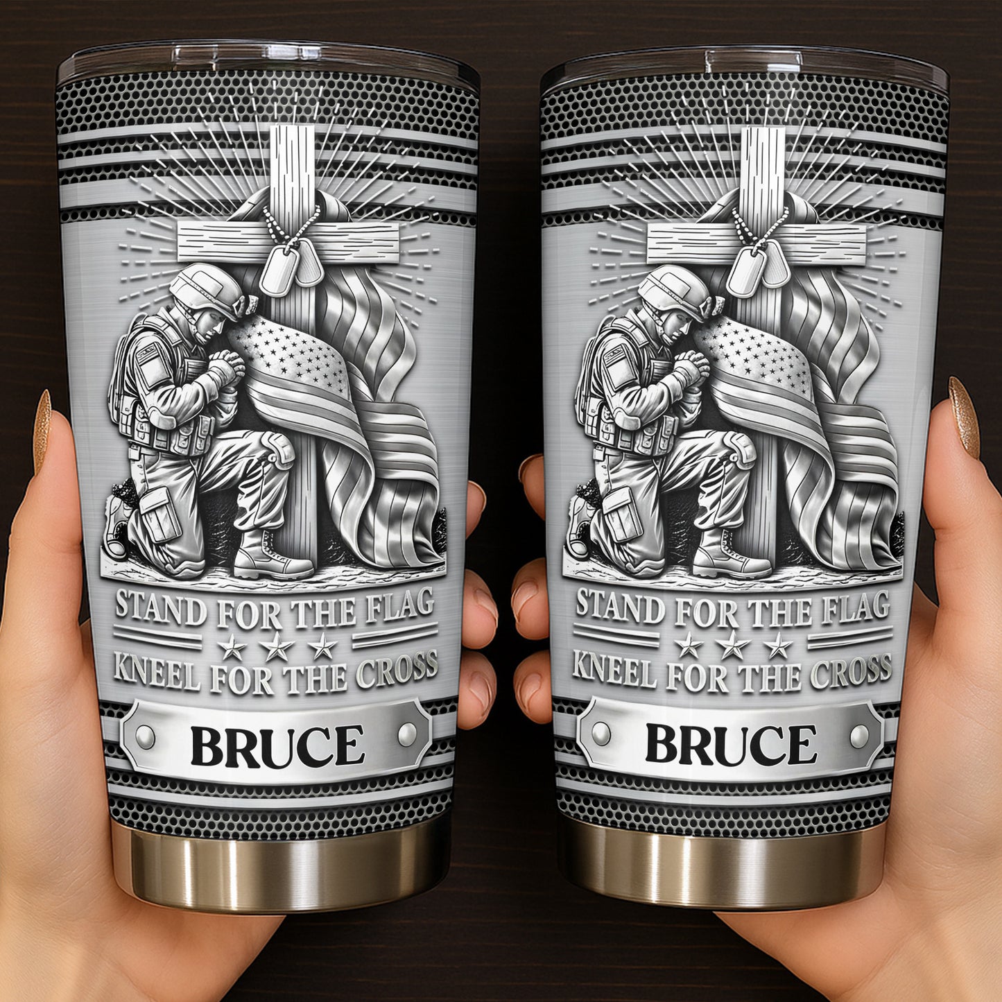 Stand For The Flag, Kneel For The Cross, Military Tribute