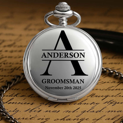 A Timeless Gift For A Cherished Groomsman, Monogram