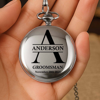 A Timeless Gift For A Cherished Groomsman, Monogram