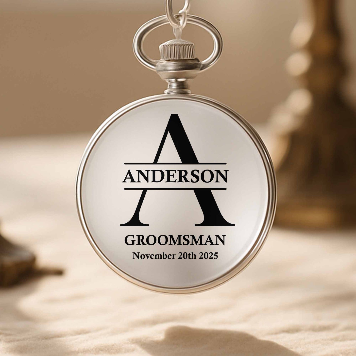 A Timeless Gift For A Cherished Groomsman, Monogram