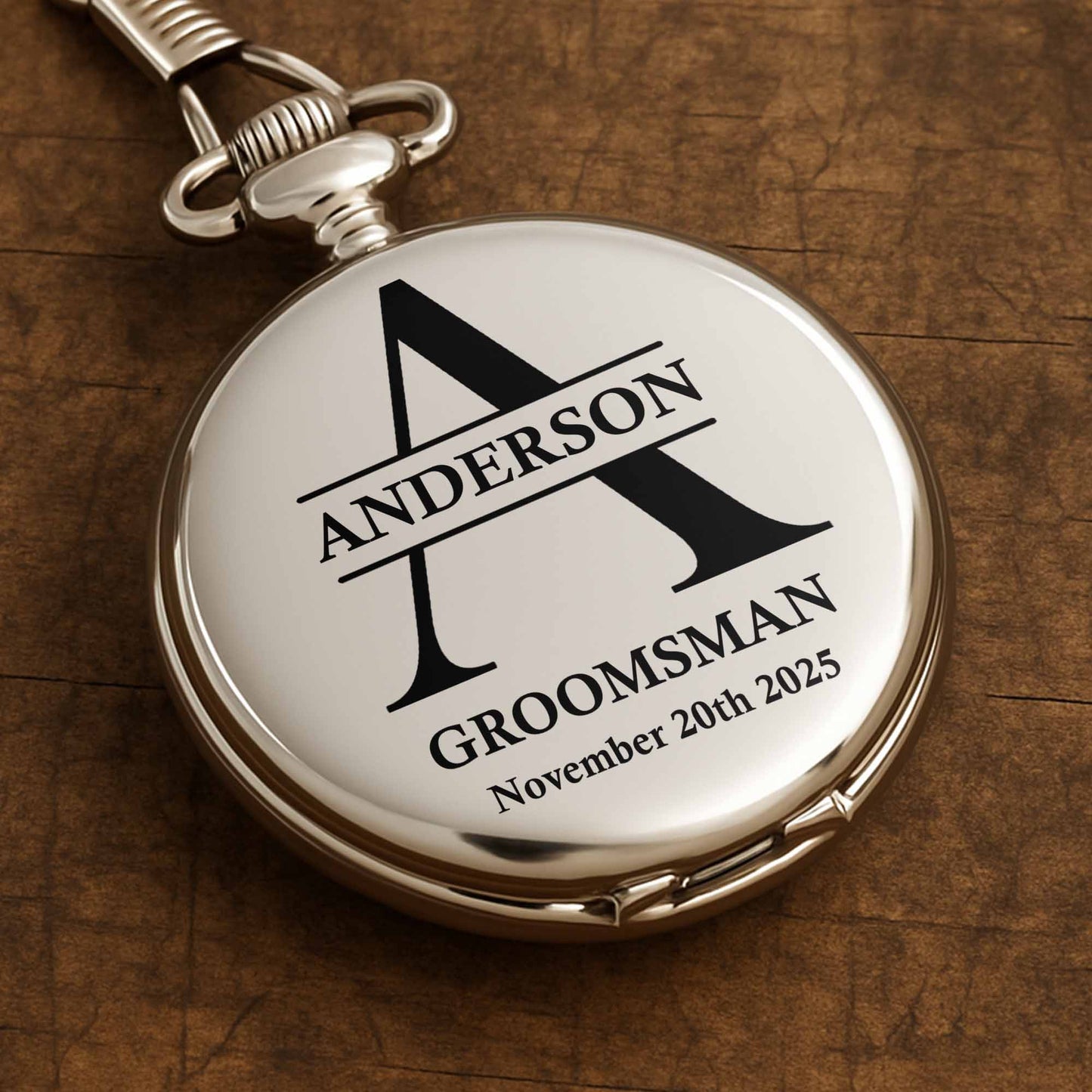 A Timeless Gift For A Cherished Groomsman, Monogram