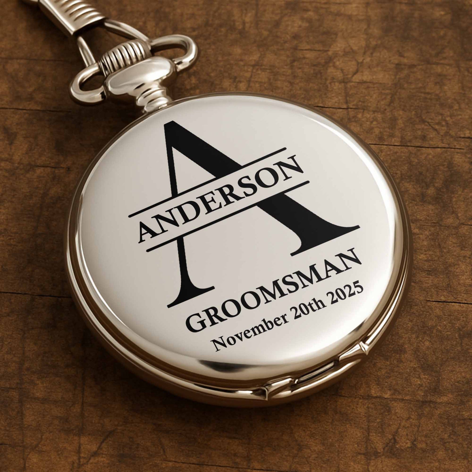 A Timeless Gift For A Cherished Groomsman, Monogram