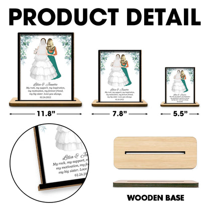 My Rock My Support Inspirational Sister Love Plaque