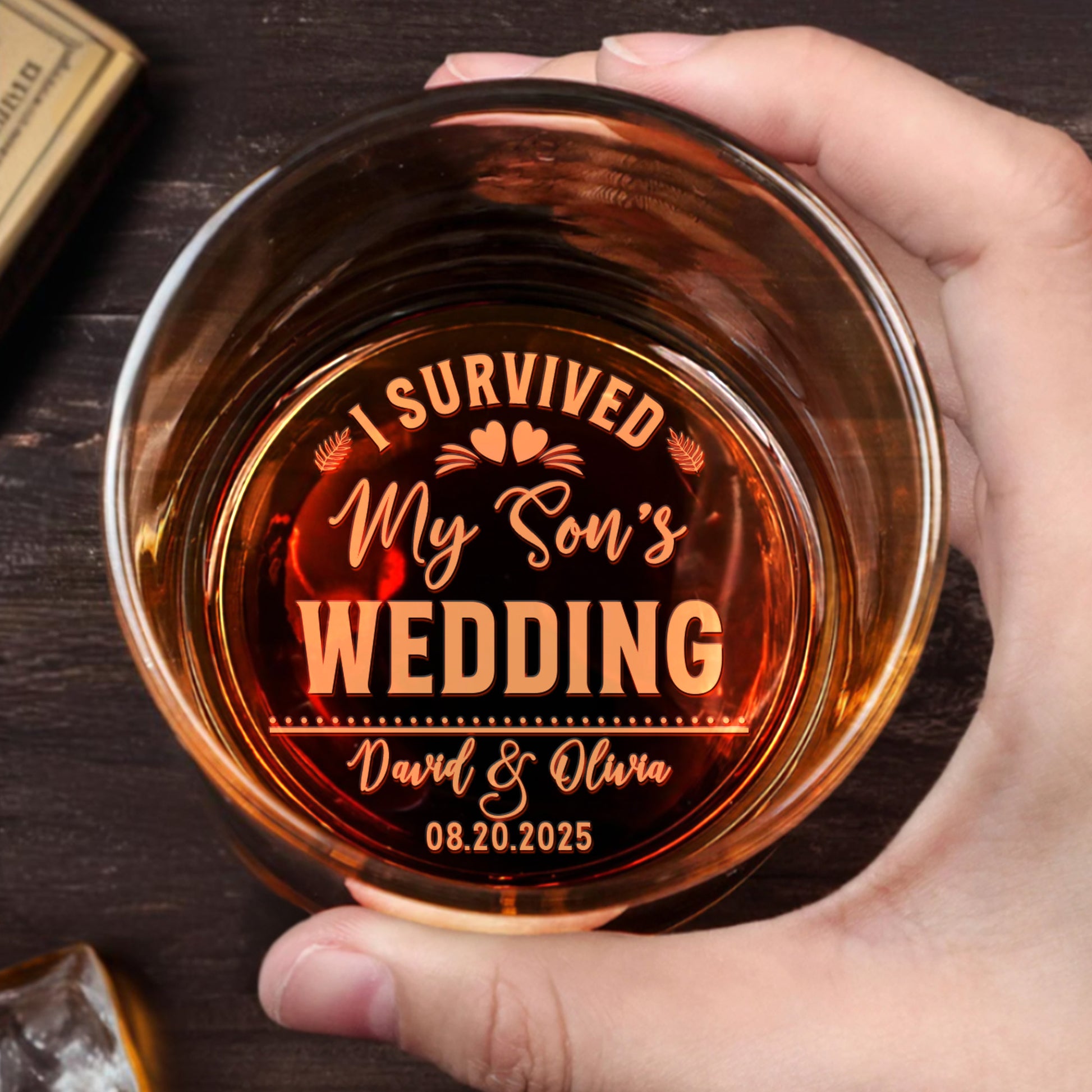 I Survived My Son's Wedding Glass