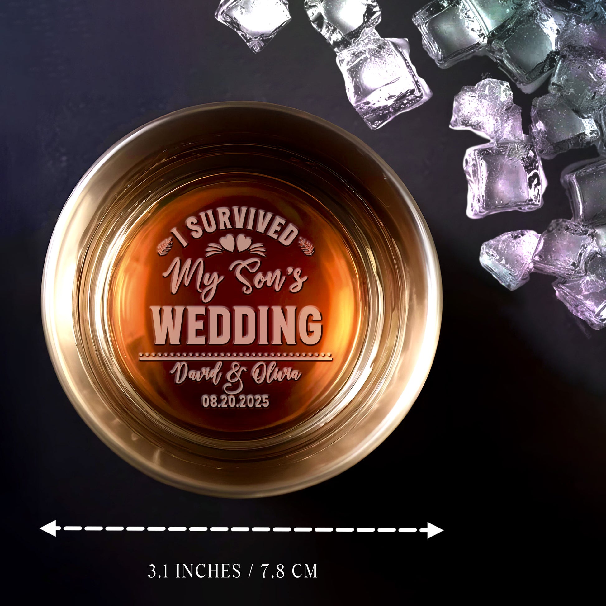 I Survived My Son's Wedding Glass