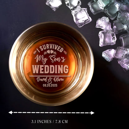 I Survived My Son's Wedding Glass