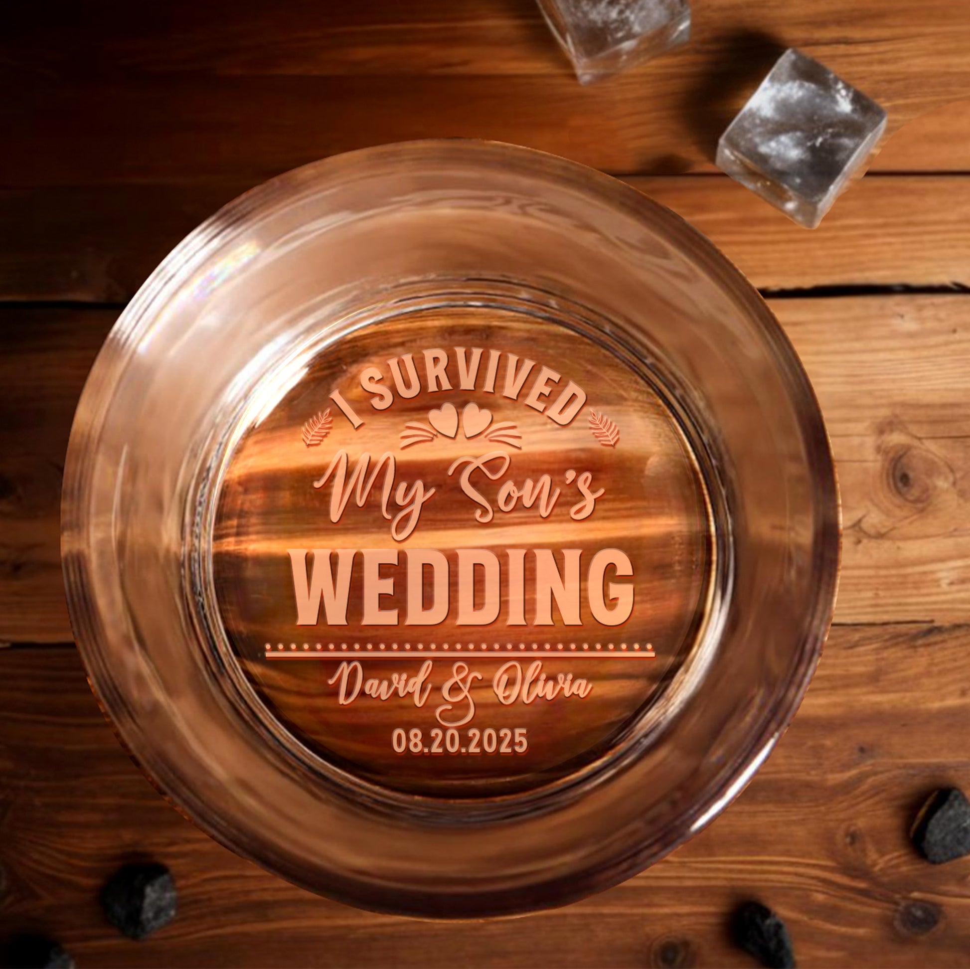I Survived My Son's Wedding Glass