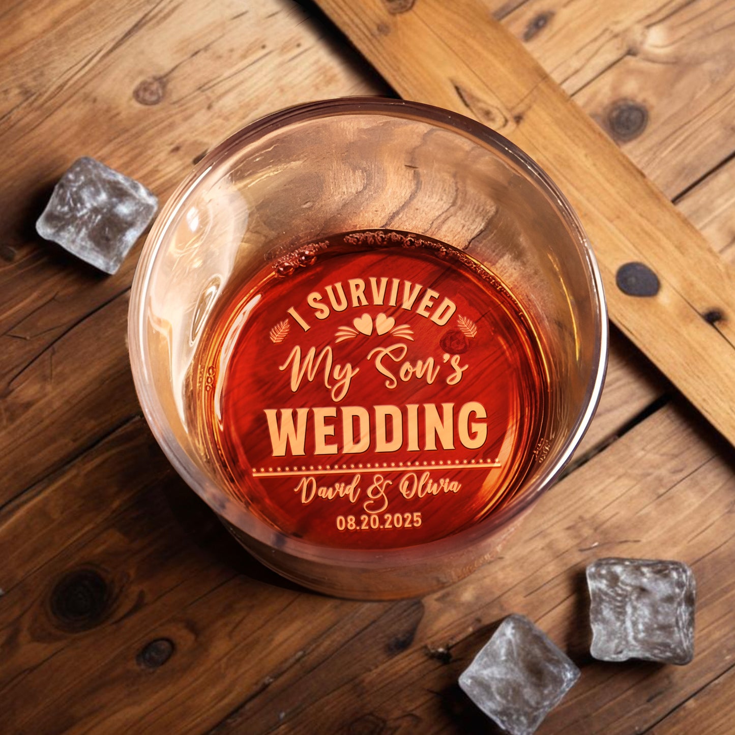 I Survived My Son's Wedding Glass