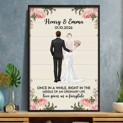 Once In A While, Love Gives Us A Fairytale, Bride And Groom