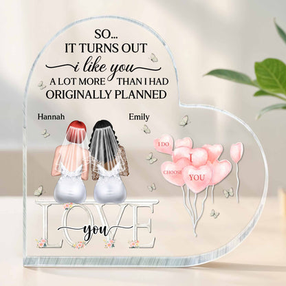 It Turns Out I Like You A Lot More Than Planned, Love You