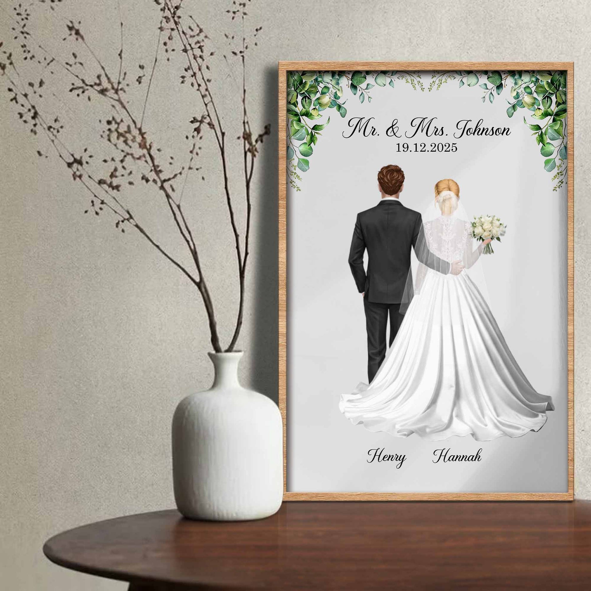 Timeless Wedding Memory With Floral Arch