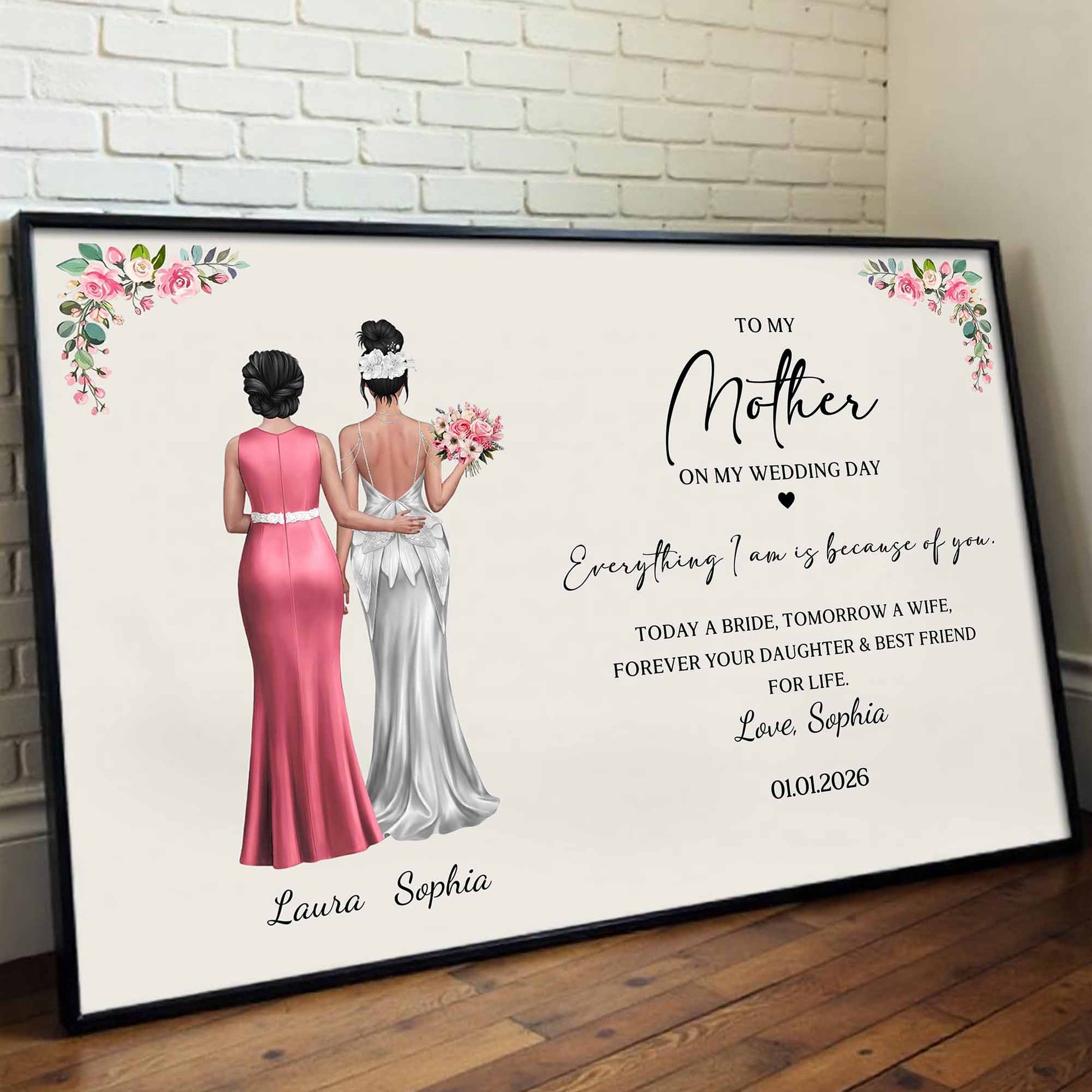 To My Mother On My Wedding Day, Bride And Dresses