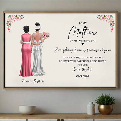 To My Mother On My Wedding Day, Bride And Dresses