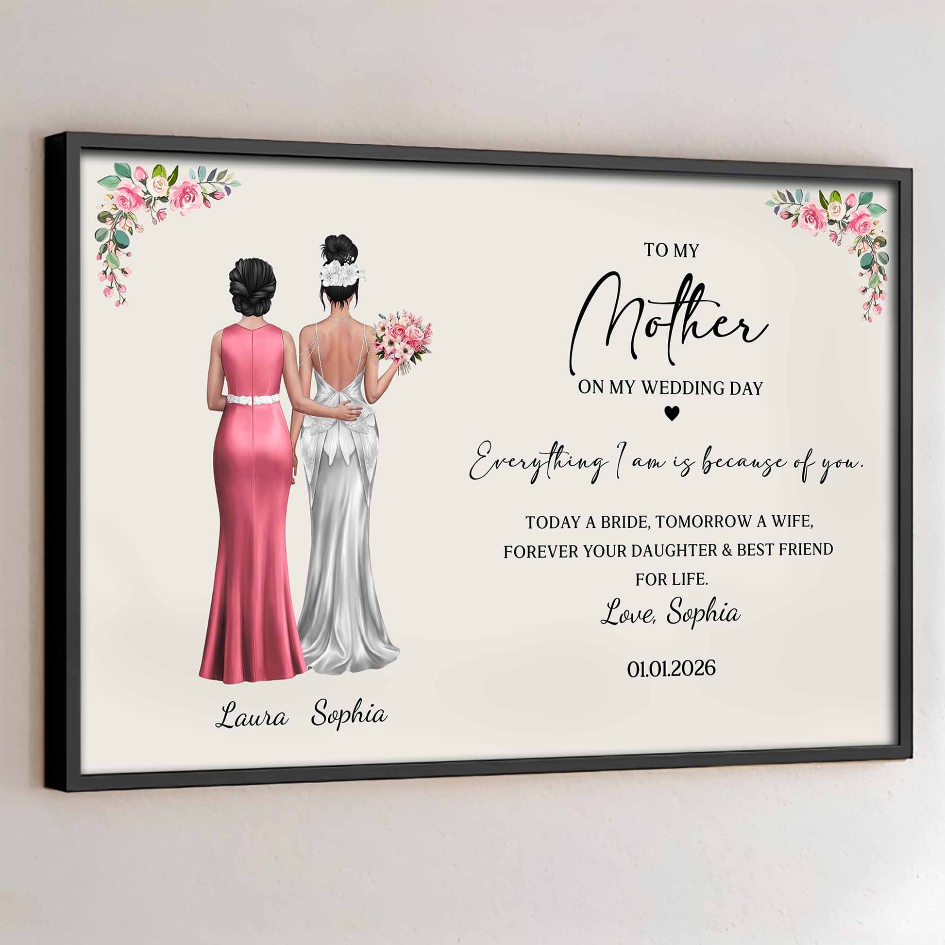 To My Mother On My Wedding Day, Bride And Dresses