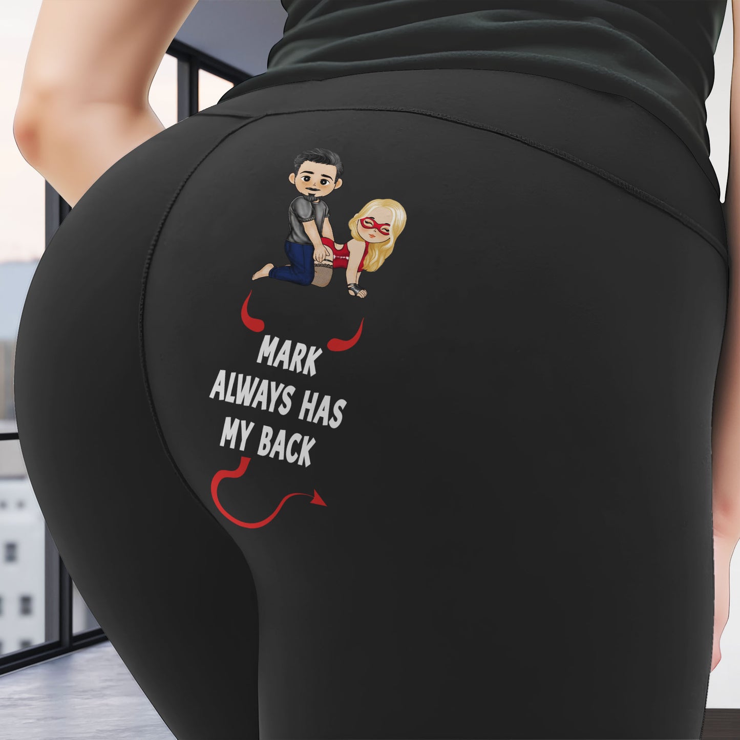 Always Has My Back, Cartoon Characters